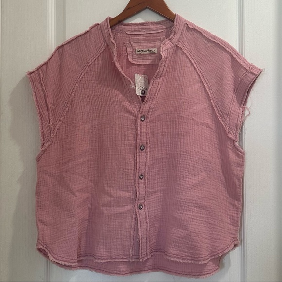 NWT Free People Women’s Dreamy Days Shirt Size Medium - Picture 2 of 10